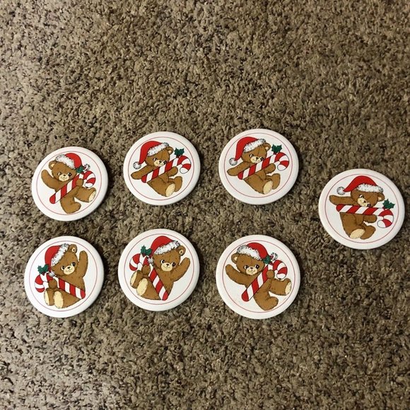 Vintage 1988 House of Lloyd Christmas Coaster Set of 7 - Picture 6 of 16